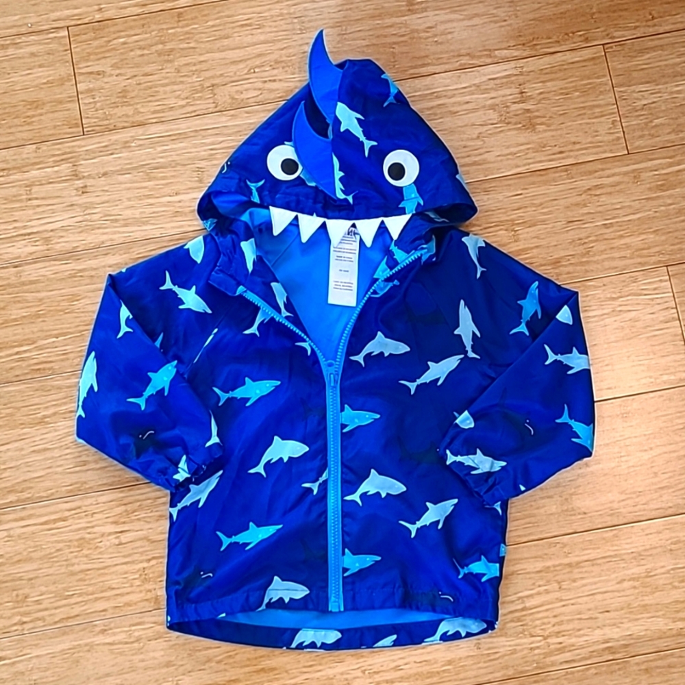 🦈EUC Boys Shark Raincoat 4T